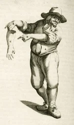 Eliminando piel muerta con pústulas, de Exercitationes Practicae circa Medendi Methodum por Frederik Dekkers, 1694