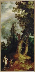 Venus y Amor y el Castillo del Amor (pintura sobre lienzo)