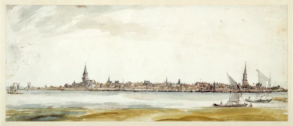 Vista de Emmerich, finales del siglo XVII