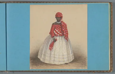 Mujer en Surinam, 1860