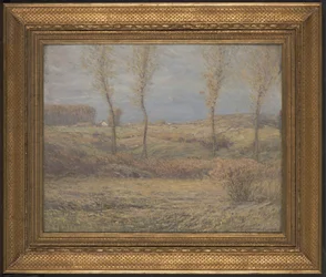 Mañana de noviembre (óleo sobre tabla)