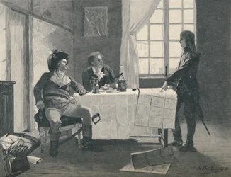 Bonaparte, Turreau y Volney en Niza en 1793, 1896