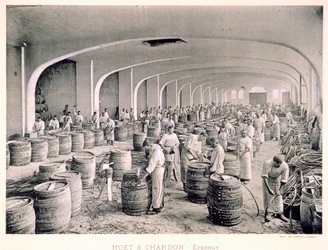 Construcción de los barriles, de 