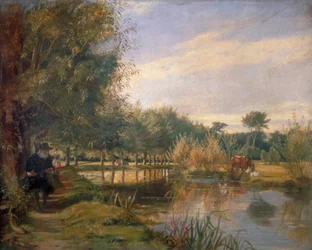 Izaak Walton pescando