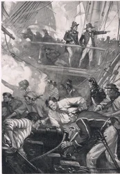 Cómo luchaban en los días de antaño, ilustración de 