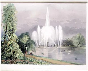 La fuente del caballo de río, Enville, pub. por Thomas McLean
