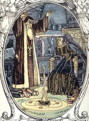 Catalina de Médicis y Cosimo Ruggieri