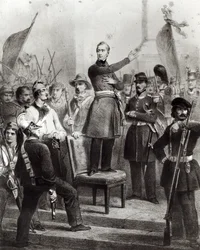 Alphonse de Lamartine en el Ayuntamiento