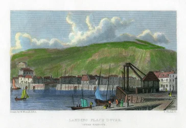 Lugar de desembarco, puerto exterior, Dover, Kent