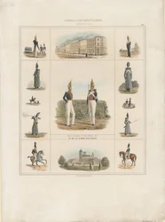 El Regimiento de la Guardia Pavlovsky, 1840