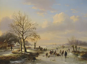 Los patinadores sobre hielo