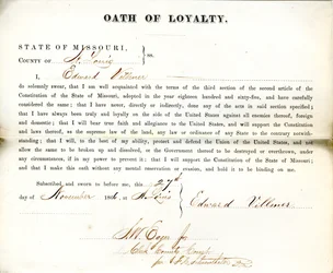 Juramento de lealtad de Edward Villmer de Missouri, Condado de St. Louis