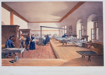 Sala de hospital, Scutari, Turquía