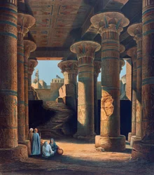 El Templo de Esneh, siglo XIX