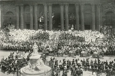 La ceremonia en San Pablo, Londres, 1897