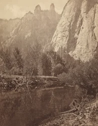 Agujas de la Catedral, Valle de Yosemite, 1872