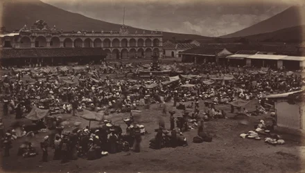 Plaza y Palacio del Virrey - Antigua de Guatemala, 1877