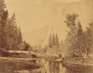 Tutokanula. Valle del Yosemite. (El Gran Jefe) "El Capitán". 3500 Pies de Altura.