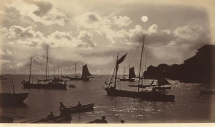 Efecto de luz de luna - Bahía de Panamá