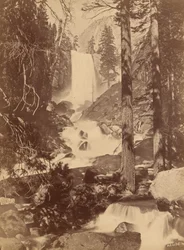 Pi-wy-ack (Catarata de Diamantes), Cataratas Vernal, Valle de Yosemite, California,1867 (foto)