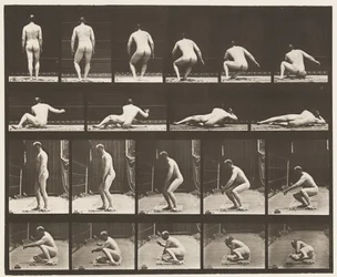 Placa 257. Acostado en el suelo, 1885