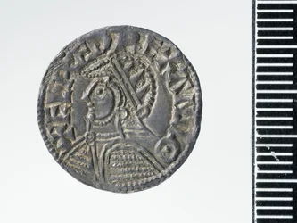 Penny de Æthelred II, ceca de Londres, 978 (plata)