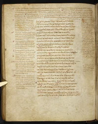 Burney 86, c.86v de Townley Homer (vitela)