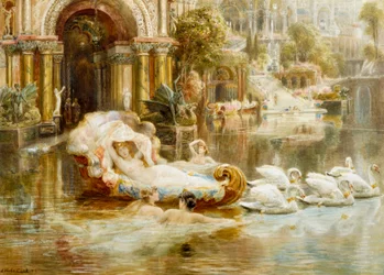 " Acuarela de Ebenezer Wake Cook (1843-1926) Colección particular