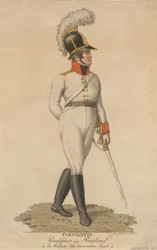 Retrato del Gran Duque Constantino Pavlovich de Rusia 1779-1831, 1807