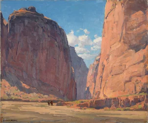 Canyon Portal, c.1935 (óleo sobre lienzo)