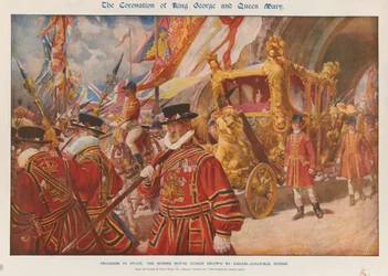 La coronación del rey Jorge V