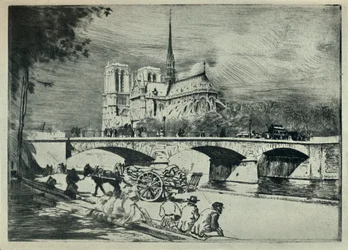 El Ábside de Notre Dame, 1915