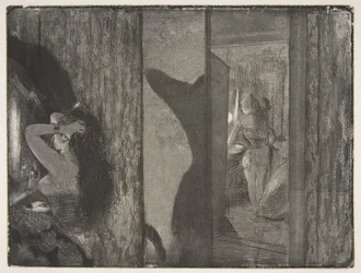 Actrices en sus camerinos, 1879-80