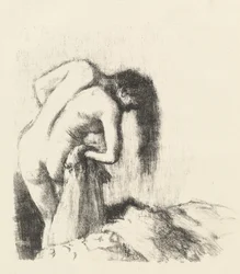 Después del baño (La salida del baño (Pequeña plancha))