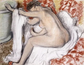 Después del Baño (Mujer Secándose); La Salida del Baño (Mujer Secándose), c.1885