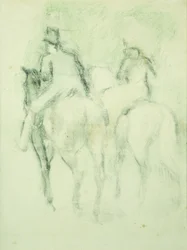 Amazona y caballero