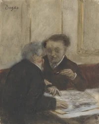 En el Café Châteaudun, c. 1870