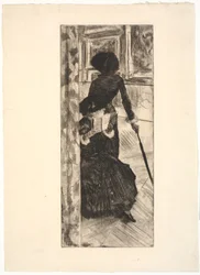 En el Louvre: La pintura (Mary Cassatt)