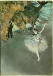 Ballet o La estrella o Bailarina en escena