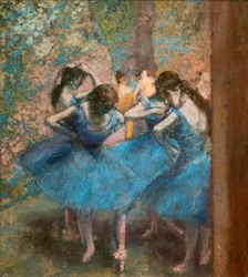 Bailarinas azules