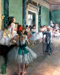 Clase de danza, 1874