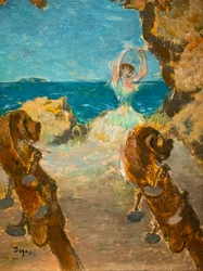 Bailarina. Escena de ballet