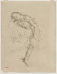 Bailarina en descanso, c. 1895