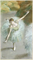Bailarina de verde