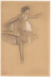 Bailarina en puntas