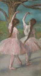 Bailarinas de rosa