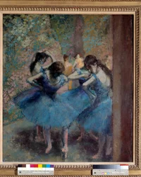 Bailarinas de azul