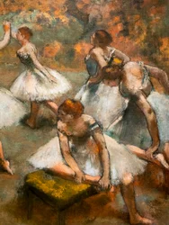 Bailarinas en el escenario (detalle)