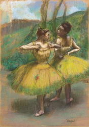 Bailarinas con faldas amarillas, c.1896