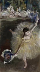 Bailarina (óleo sobre lienzo)